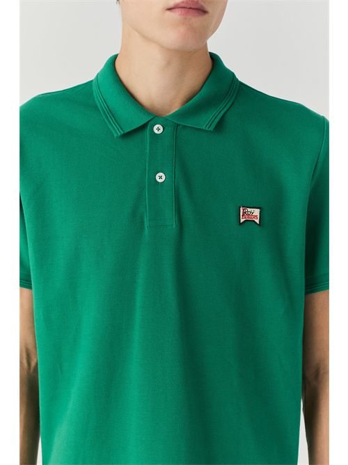 Polo in piquet tinta unita ROY ROGERS | P25RRU185CA46XXXX/C0354